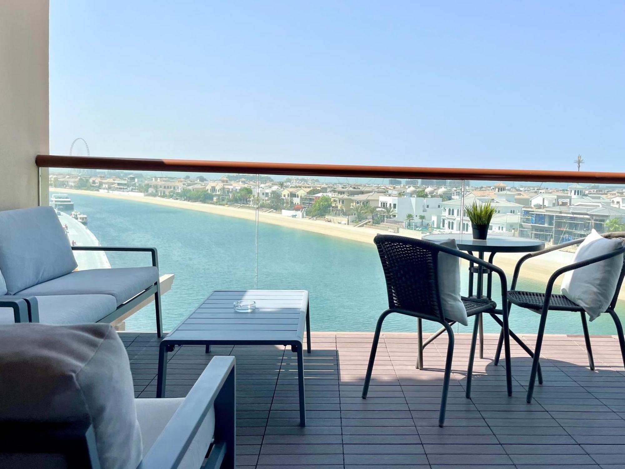 Palm Jumeirah Upgraded & Cozy Boutique Apartment Dubaj Kültér fotó
