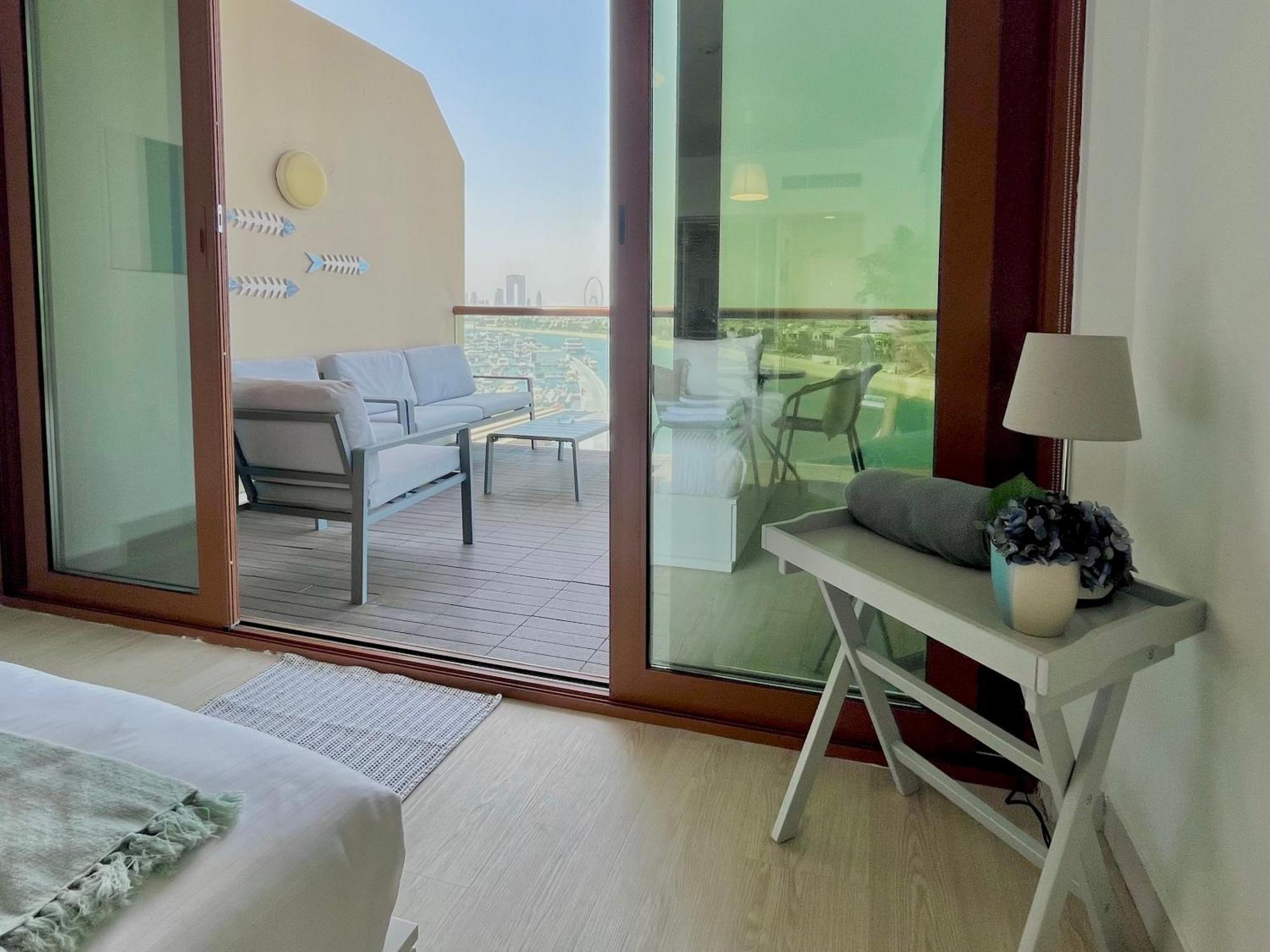 Palm Jumeirah Upgraded & Cozy Boutique Apartment Dubaj Kültér fotó