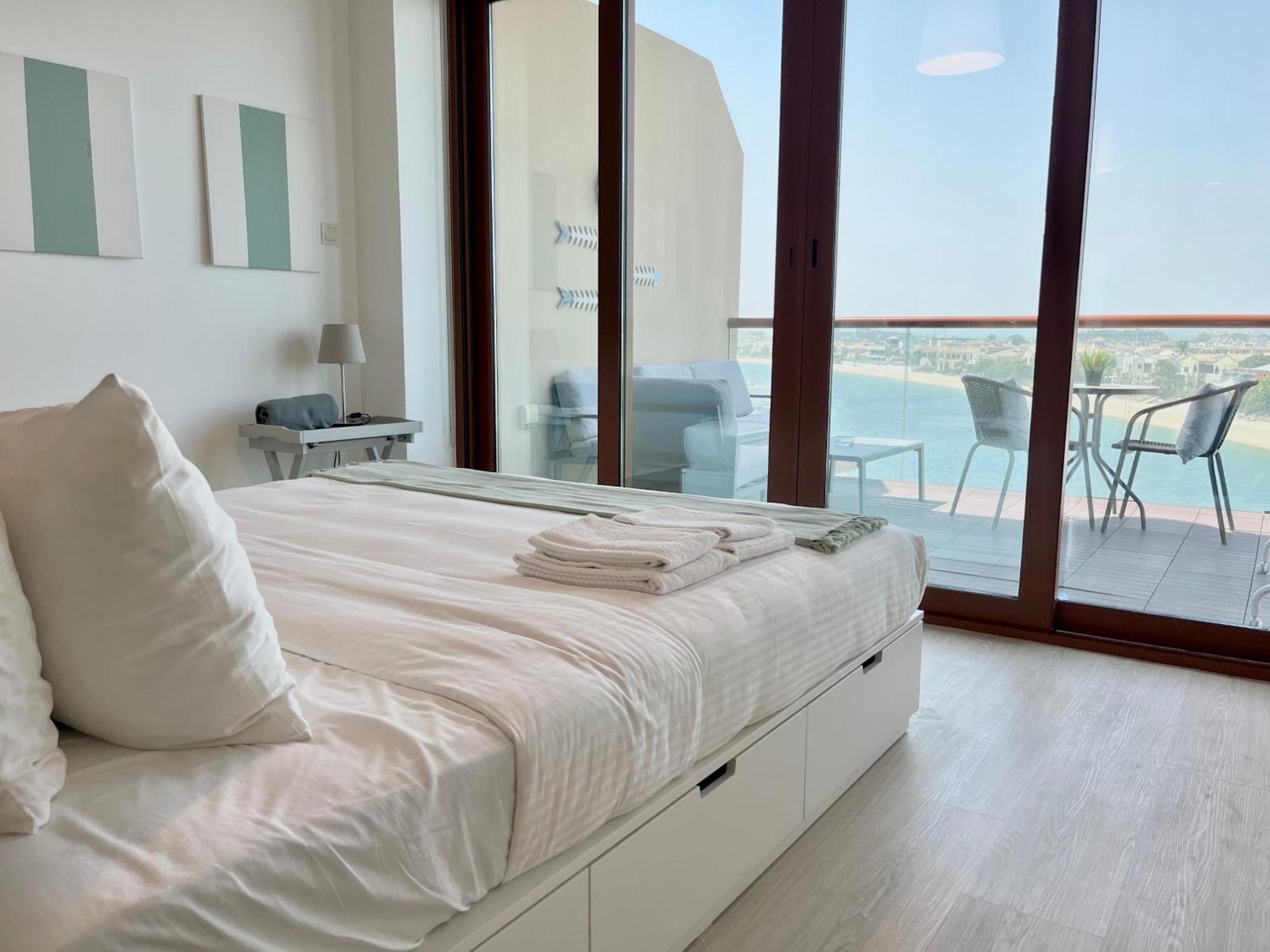Palm Jumeirah Upgraded & Cozy Boutique Apartment Dubaj Kültér fotó